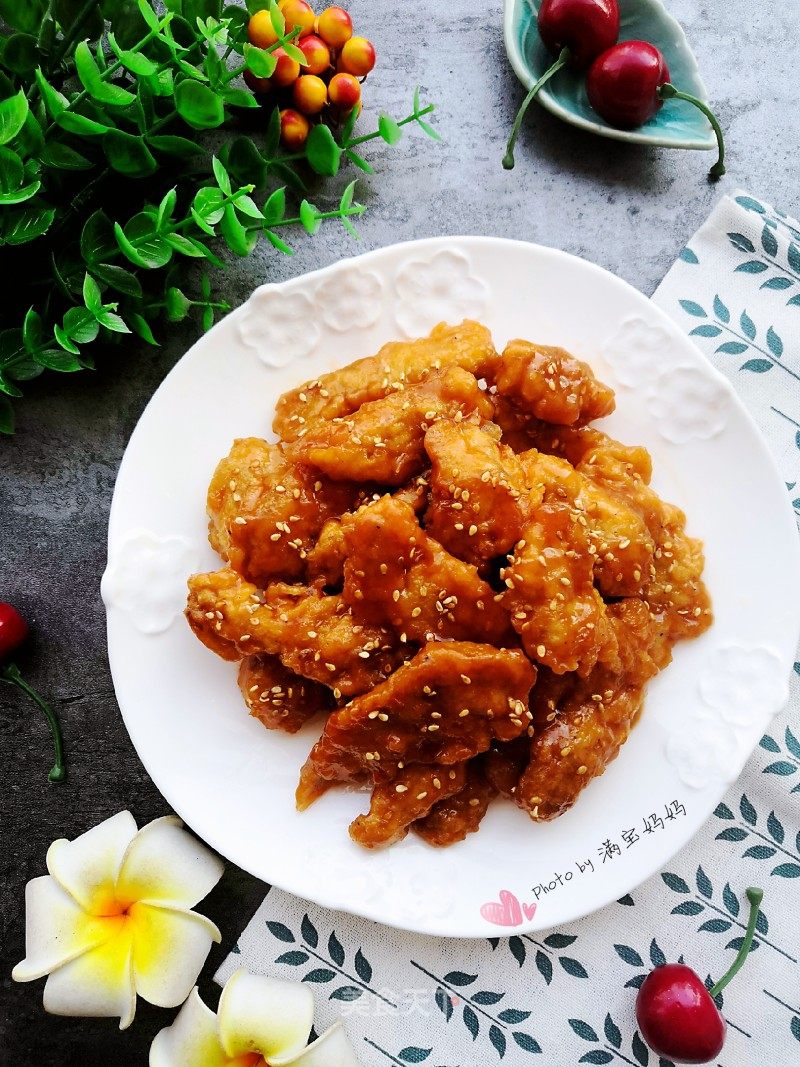 糖醋里脊的做法_糖醋里脊怎么做_满宝妈妈的菜谱_美食天下