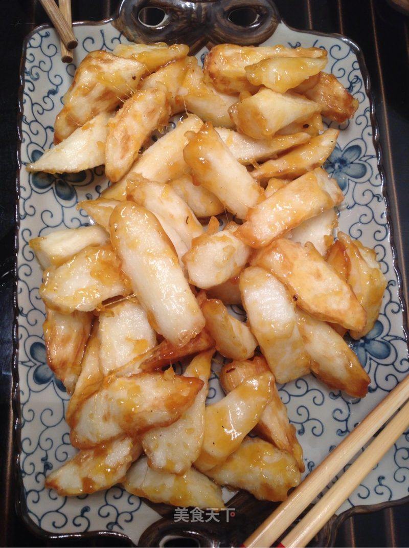 拔丝山药的做法_拔丝山药怎么做_温婉的菜谱_美食天下
