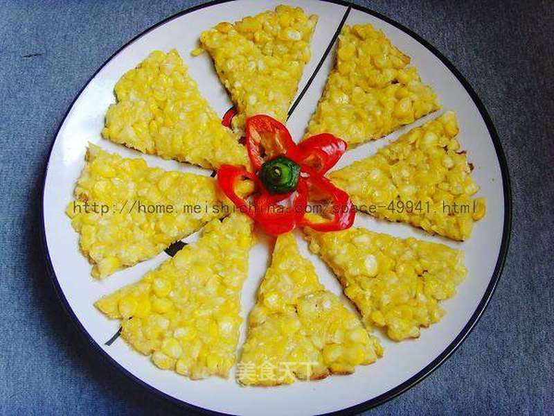 香甜玉米饼的做法_香甜玉米饼怎么做_菜谱_美食天下
