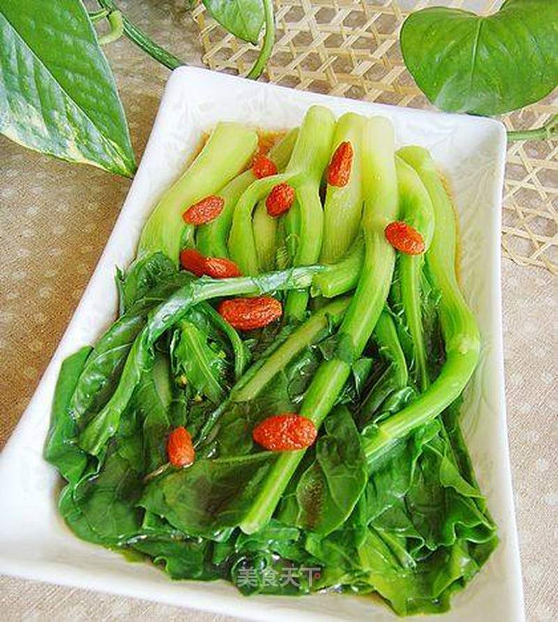 白灼芥蓝的做法_大餐后的清淡:白灼芥蓝_白灼芥蓝怎么做_菜谱_美食天下