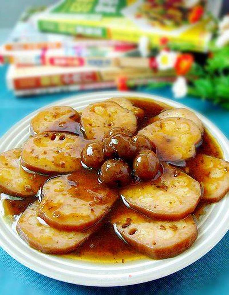 蜜汁糯米藕的做法_蜜汁糯米藕怎么做_菜谱_美食天下