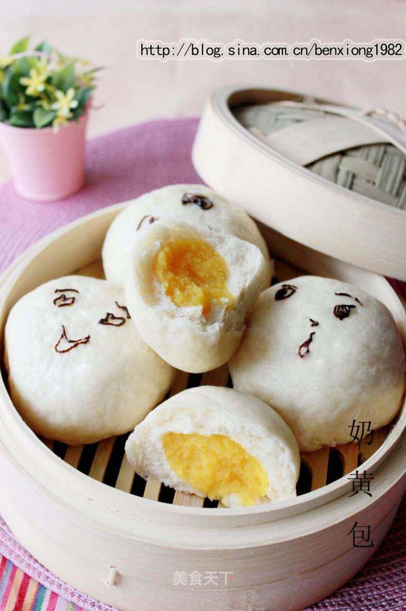 奶黄包的做法_广式茶点——香甜四溢的【奶黄包】（附奶黄馅制作）_奶黄包怎么做_菜谱_美食天下