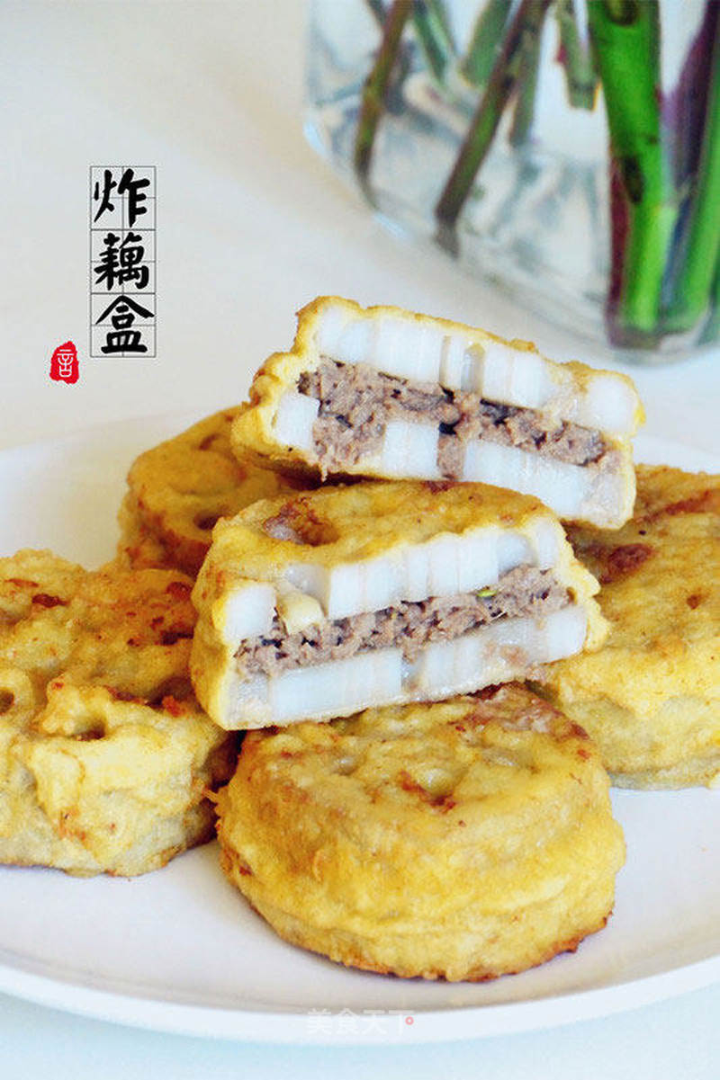 炸藕盒的做法_炸藕盒怎么做_zeychou的菜谱_美食天下