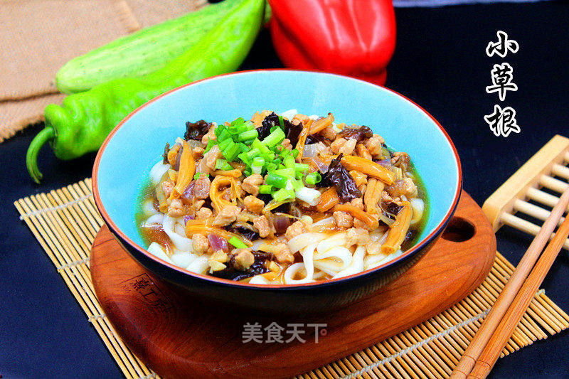 打卤面的做法_打卤面怎么做_小草根家庭美食的菜谱_美食天下
