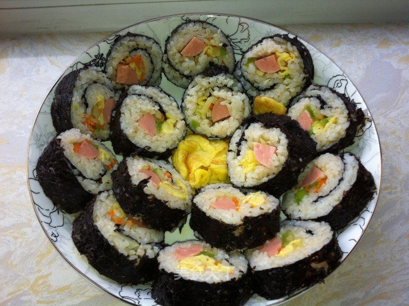 简易紫菜包饭的做法_简易紫菜包饭怎么做_菜谱_美食天下