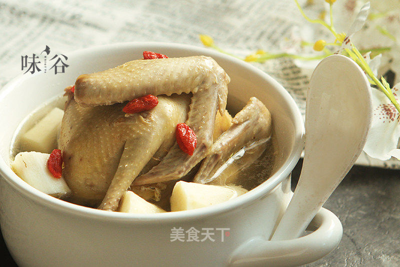 山药鸽子汤的做法_山药鸽子汤(秋冬养生)_山药鸽子汤怎么做_味谷的养生厨房的菜谱_美食天下