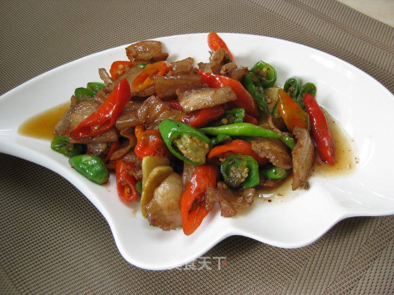 农家小炒肉的做法_不放一滴油的农家小炒肉_农家小炒肉怎么做_菜谱_美食天下