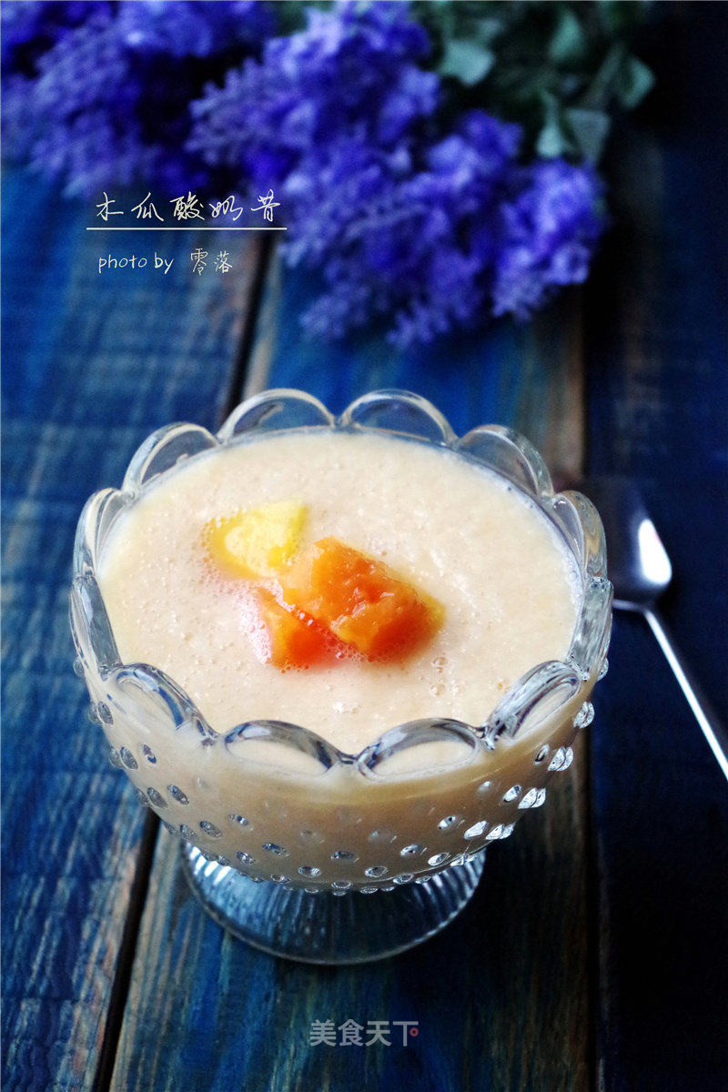 木瓜酸奶昔的做法_木瓜酸奶昔怎么做_零零落落2011的菜谱_美食天下