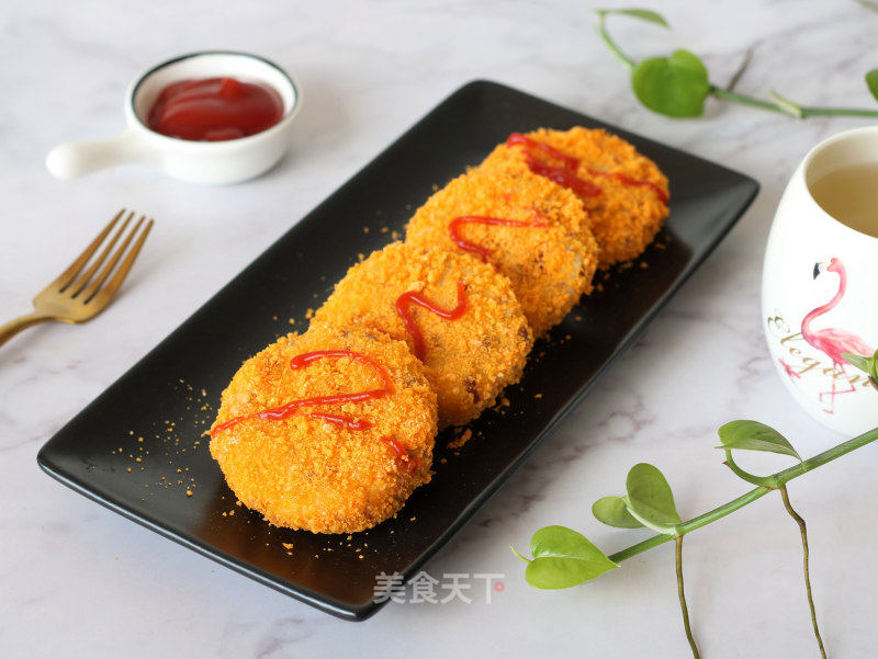 可乐饼的做法_可乐饼(烤箱版,不油炸更健康)_可乐饼怎么做_龙宝宝陈诺的菜谱_美食天下