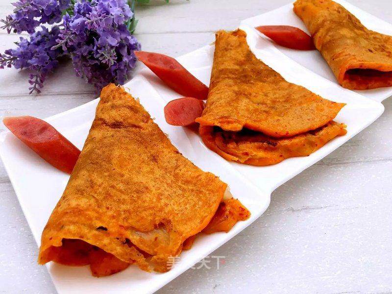 泡菜煎饼的做法_泡菜煎饼怎么做_秋天的蝎子的菜谱_美食天下