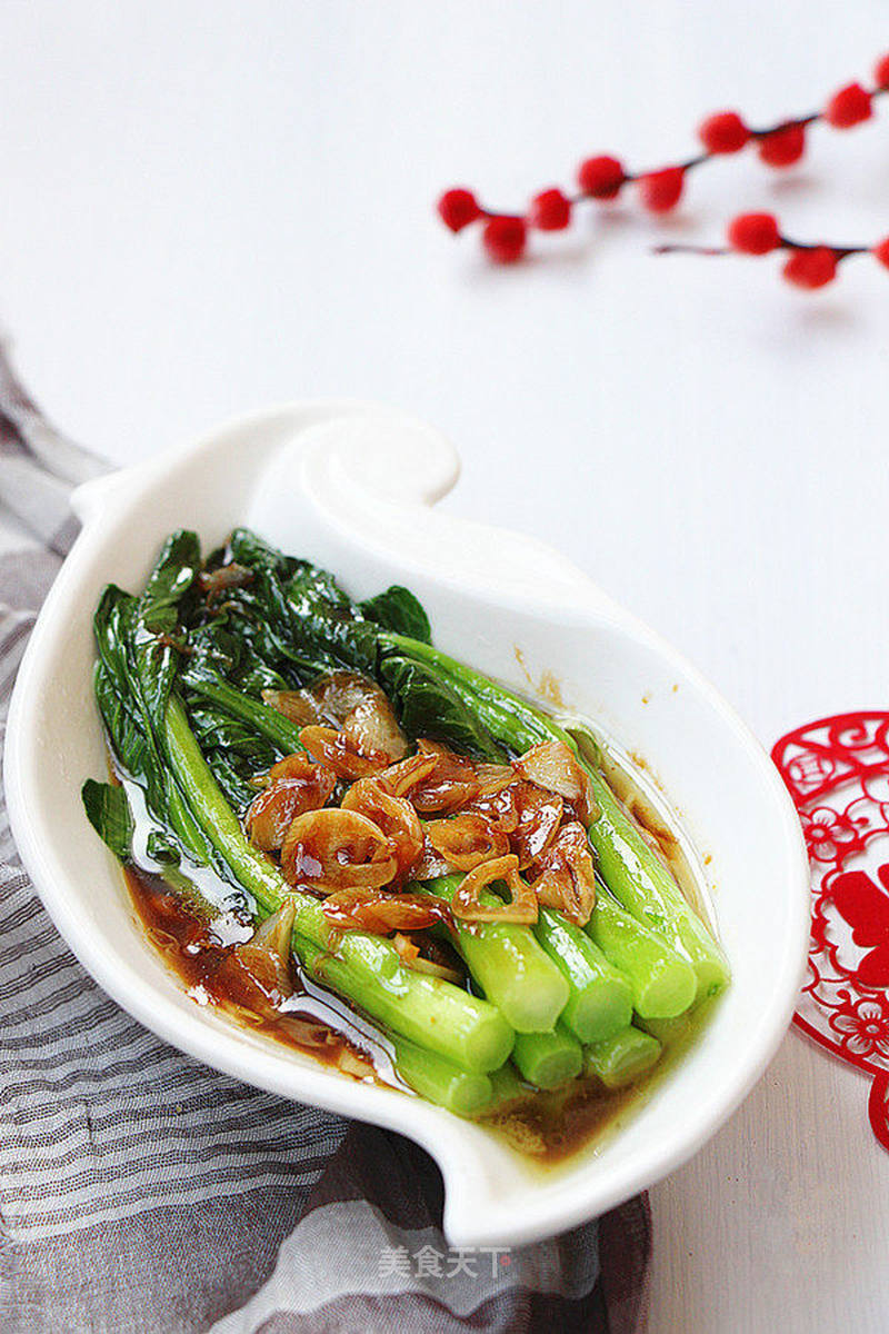 白灼菜心的做法_白灼菜心怎么做_糖芯厨房的菜谱_美食天下