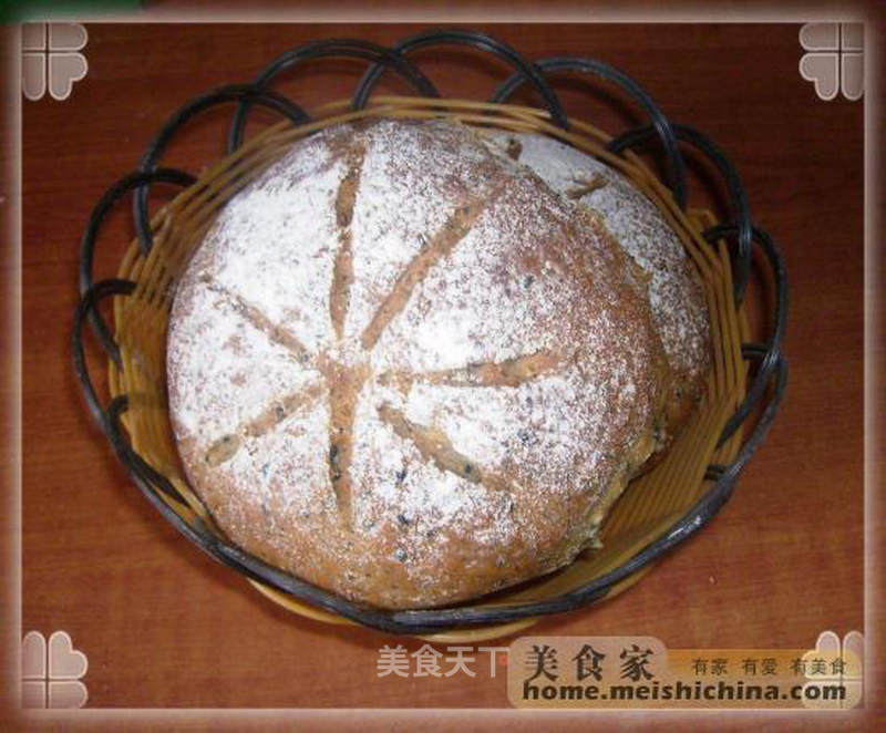 全麦黑面包的做法_全麦黑面包怎么做_菜谱_美食天下