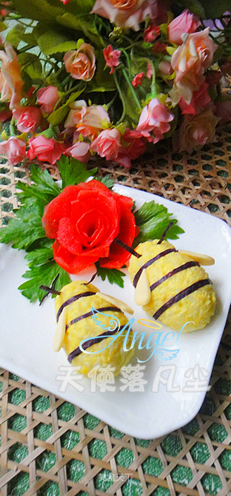 小蜜蜂饭团的做法_小蜜蜂饭团怎么做_菜谱_美食天下