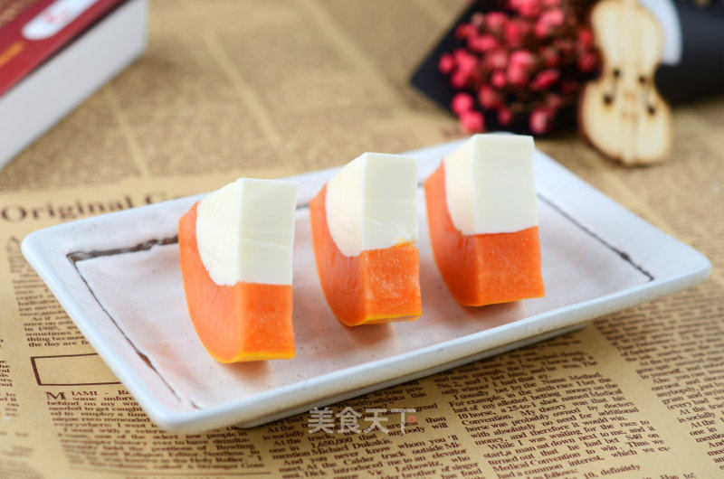 木瓜椰奶冻的做法_木瓜椰奶冻怎么做_式微莫止的菜谱_美食天下