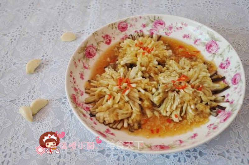 蒜泥菊花茄子的做法_蒜泥菊花茄子怎么做_温暖sunny的菜谱_美食天下