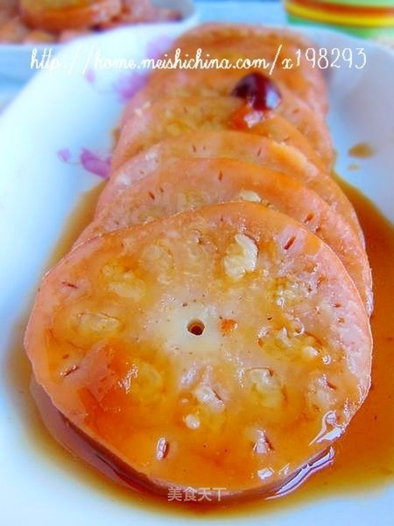 红糖糯米藕的做法_红糖糯米藕怎么做_菜谱_美食天下