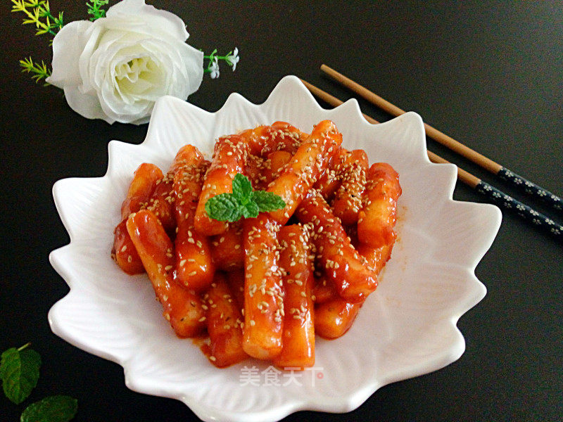 芝士炒年糕的做法_芝士炒年糕怎么做_厨色生香的菜谱_美食天下