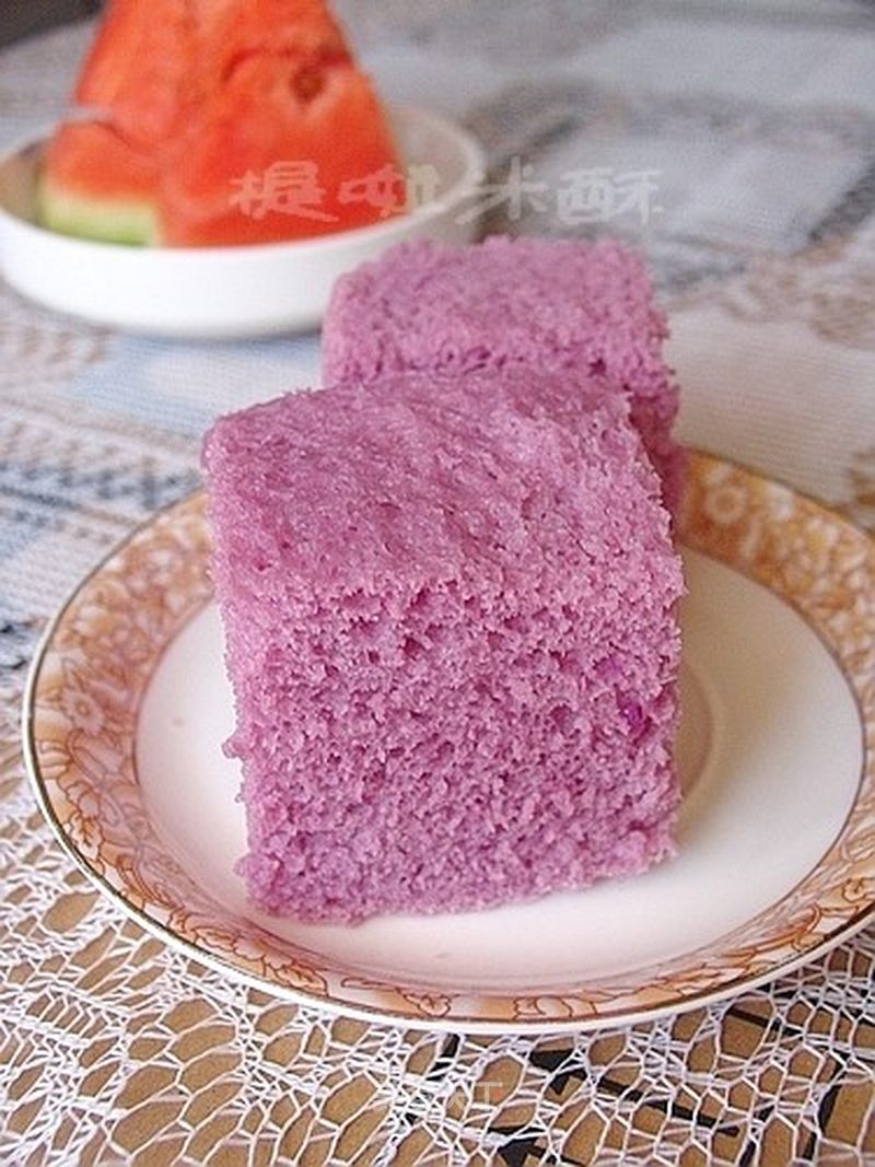 紫薯发糕的做法_营养早餐之——紫薯发糕_紫薯发糕怎么做_菜谱_美食天下