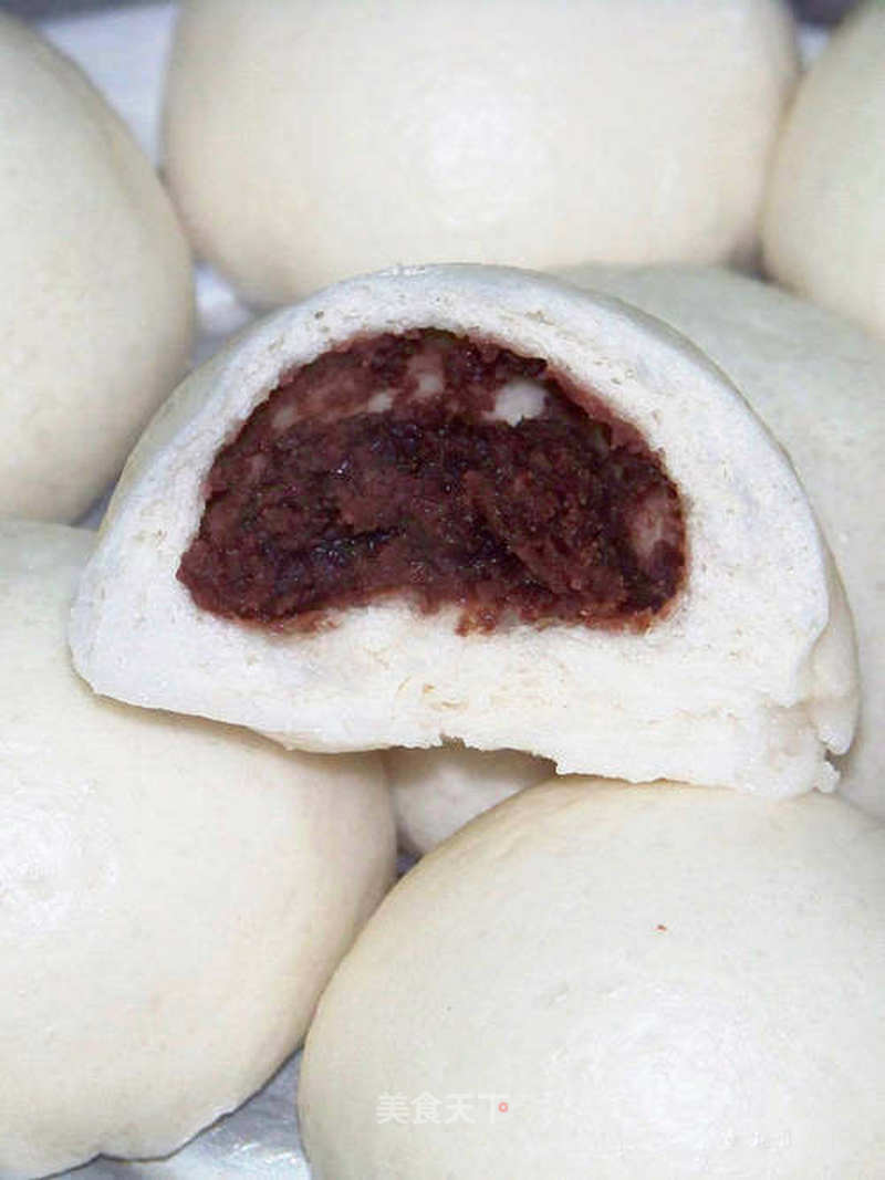 纯手工豆沙包的做法_纯手工豆沙包怎么做_菜谱_美食天下