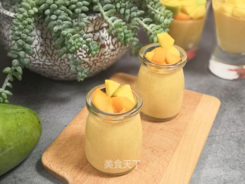 芒果酸奶布丁的做法_芒果酸奶布丁怎么做_どら的菜谱_美食天下
