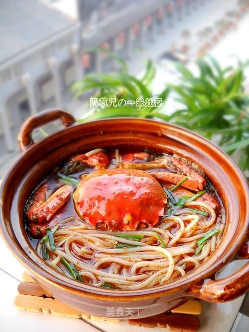 香辣蟹麻姑米粉的做法_香辣蟹麻姑米粉怎么做_菜谱_美食天下
