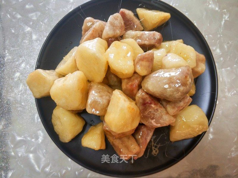拔丝香芋和山药的做法_拔丝香芋和山药怎么做_安静的索娜的菜谱_美食天下