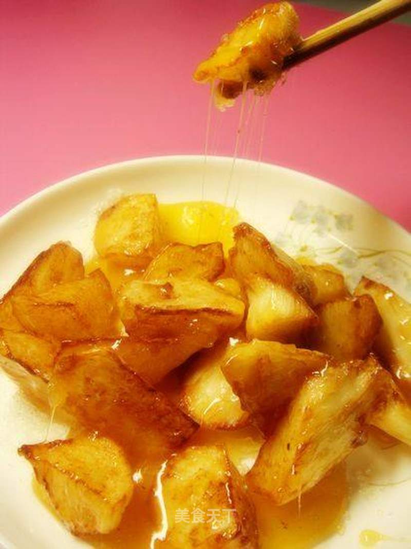 拔丝山药的做法_拔丝山药怎么做_菜谱_美食天下