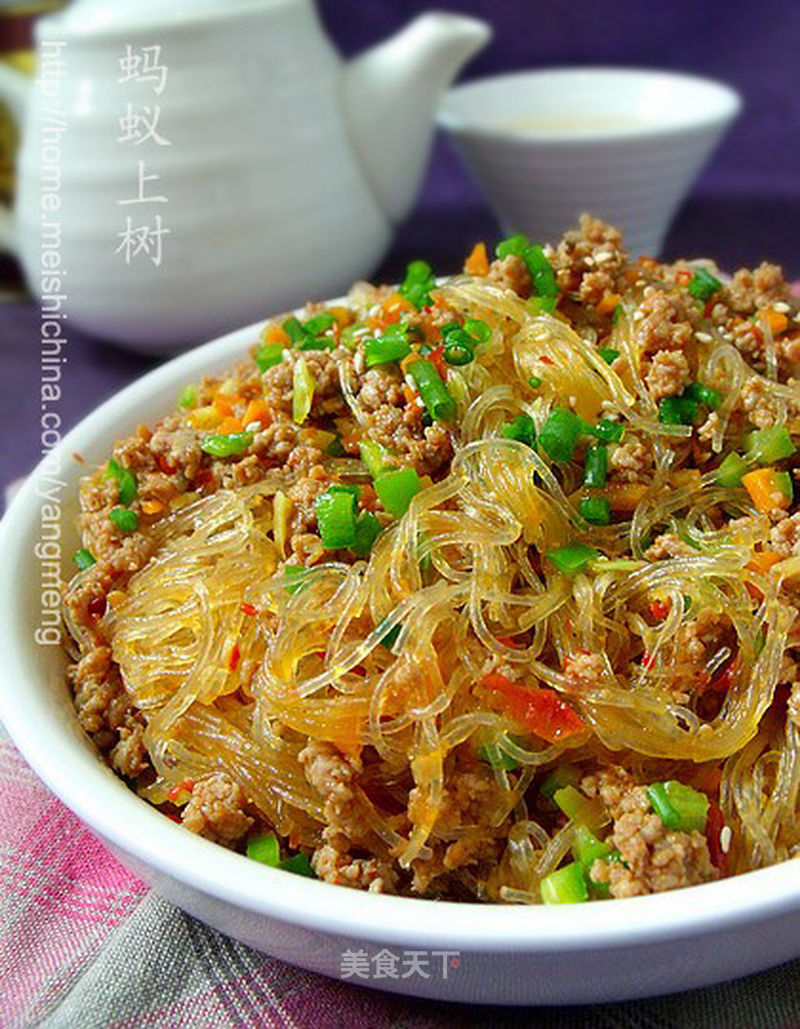 蚂蚁上树的做法_老杨版蚂蚁上树_蚂蚁上树怎么做_菜谱_美食天下