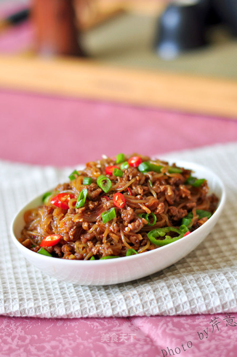 蚂蚁上树的做法_蚂蚁上树怎么做_芹意的菜谱_美食天下