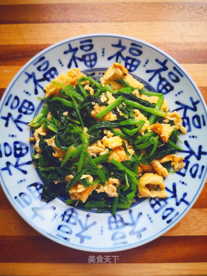 菠菜炒鸡蛋的做法_菠菜炒鸡蛋怎么做_原来你也在这里!的菜谱_美食天下