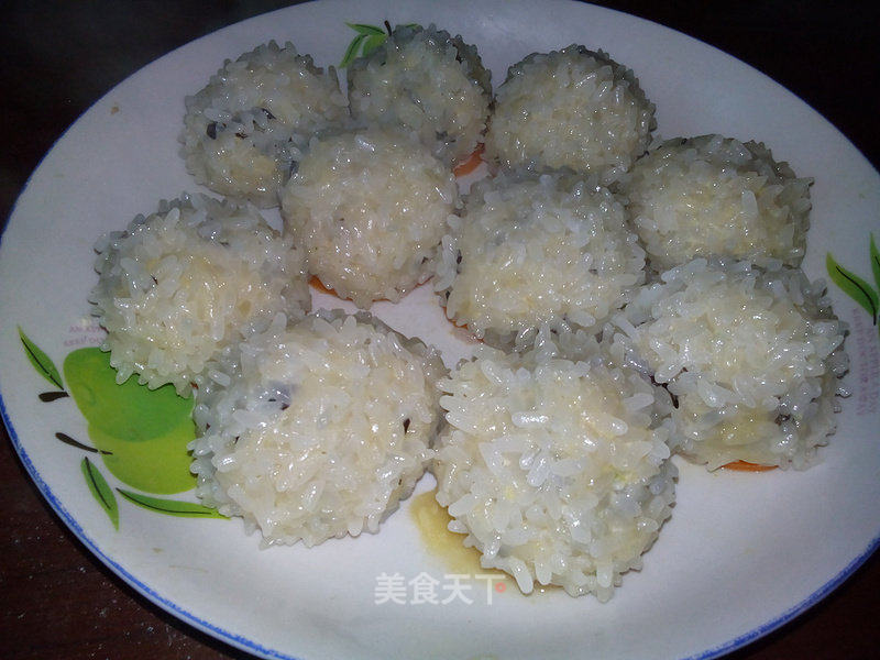 珍珠圆子的做法_珍珠圆子怎么做_千门封竹的菜谱_美食天下