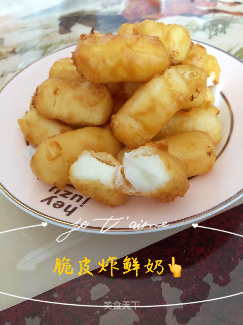 脆皮炸鲜奶的做法_神兽最爱,超级好吃的脆皮炸鲜奶_脆皮炸鲜奶怎么做_糖果猪的厨房的菜谱_美食天下