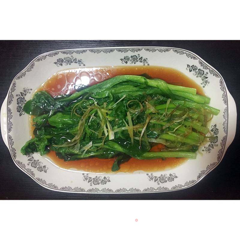 白灼菜心的做法_白灼菜心怎么做_不是wan是苑苑啊的菜谱_美食天下