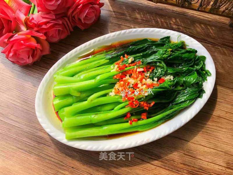 白灼菜心的做法_白灼菜心怎么做_紫色勿忘我美食的菜谱_美食天下