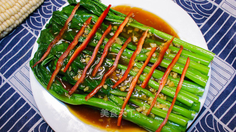 白灼菜心的做法_白灼菜心怎么做_青成美食的菜谱_美食天下