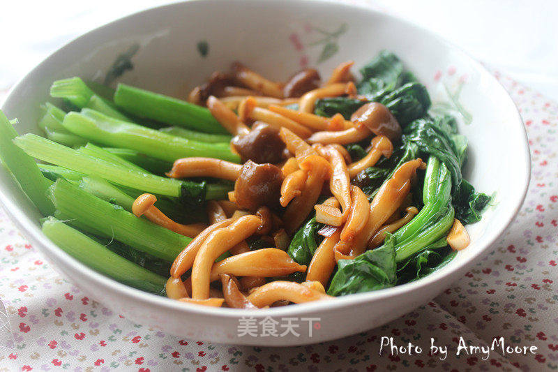 白灼菜心的做法_白灼菜心怎么做_amymoore的菜谱_美食天下