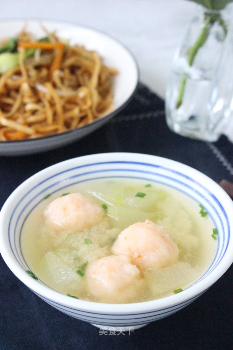 虾球冬瓜味增汤的做法_虾球冬瓜味增汤怎么做_悦悦玉食的菜谱_美食天下