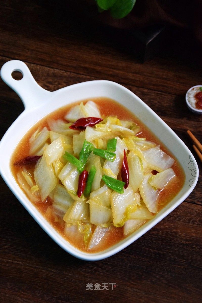 醋溜白菜的做法_醋溜白菜怎么做_緣豆兒的菜谱_美食天下