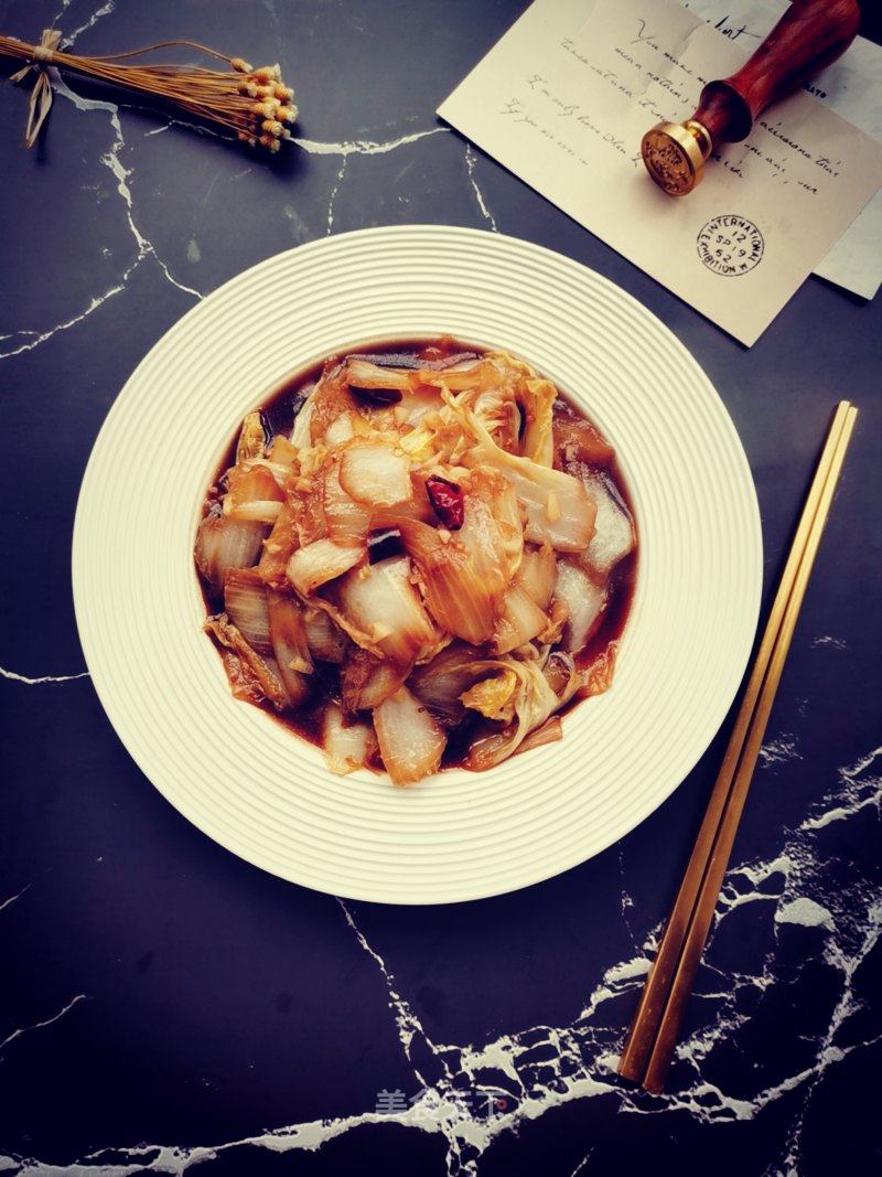 醋溜白菜的做法_醋溜白菜怎么做_髅小彬的菜谱_美食天下