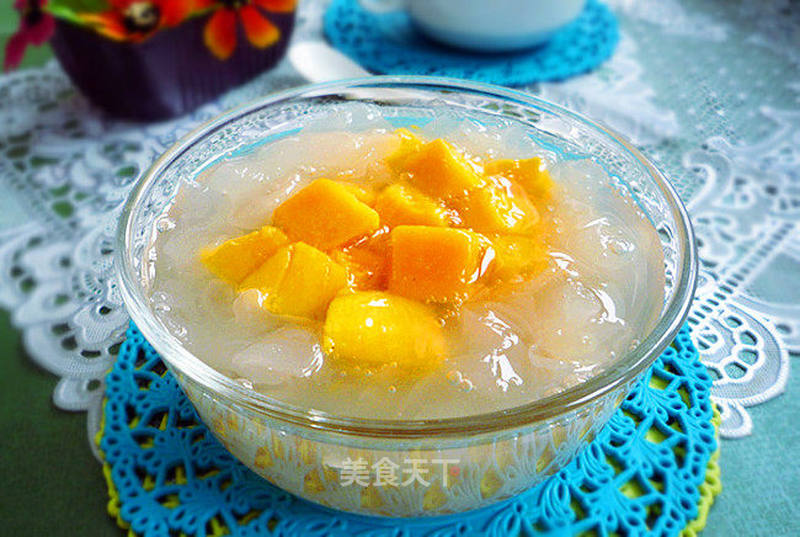 芒果银耳莲子羹的做法_芒果银耳莲子羹怎么做_糖芯厨房的菜谱_美食天下