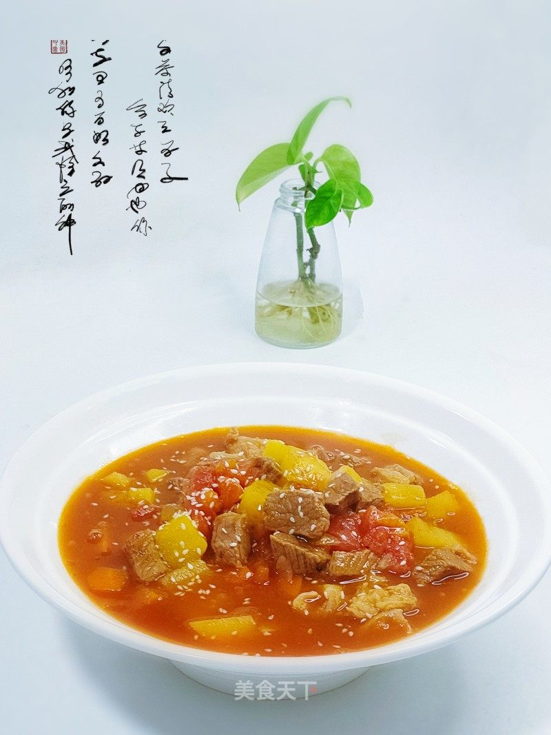 番茄牛肉炖土豆的做法_番茄牛肉炖土豆怎么做_诗韵墨香的菜谱_美食天下