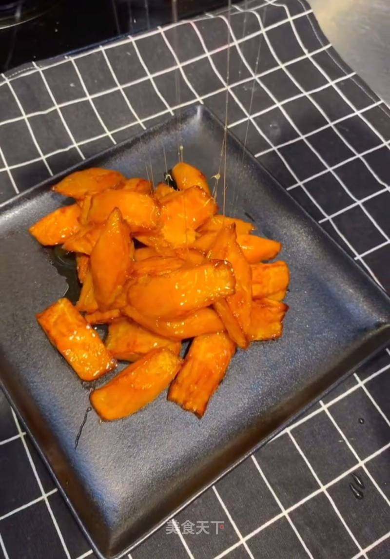 拔丝地瓜的做法_拔丝地瓜怎么做_最初的最美❤的菜谱_美食天下