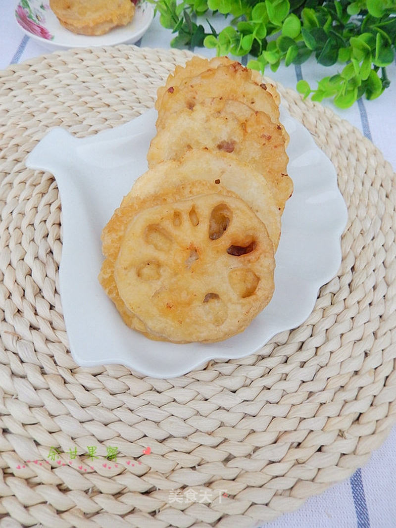 酥炸藕盒的做法_酥炸藕盒怎么做_余甘果蜜的厨房的菜谱_美食天下