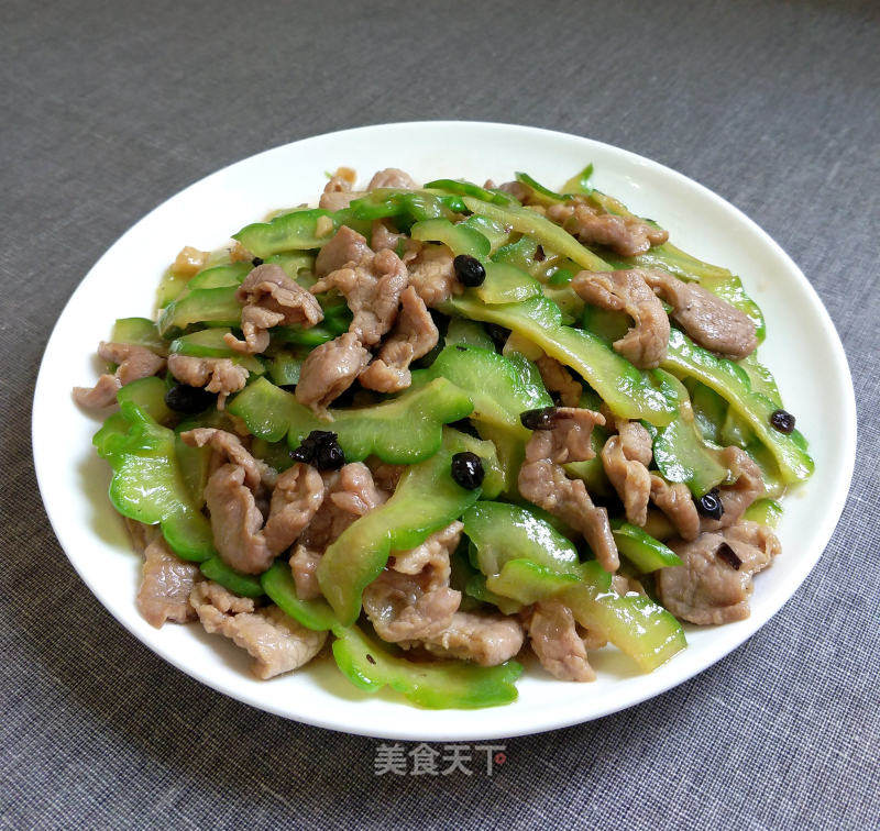 豆豉苦瓜炒肉片的做法_豆豉苦瓜炒肉片怎么做_零下一度0511的菜谱_美食天下
