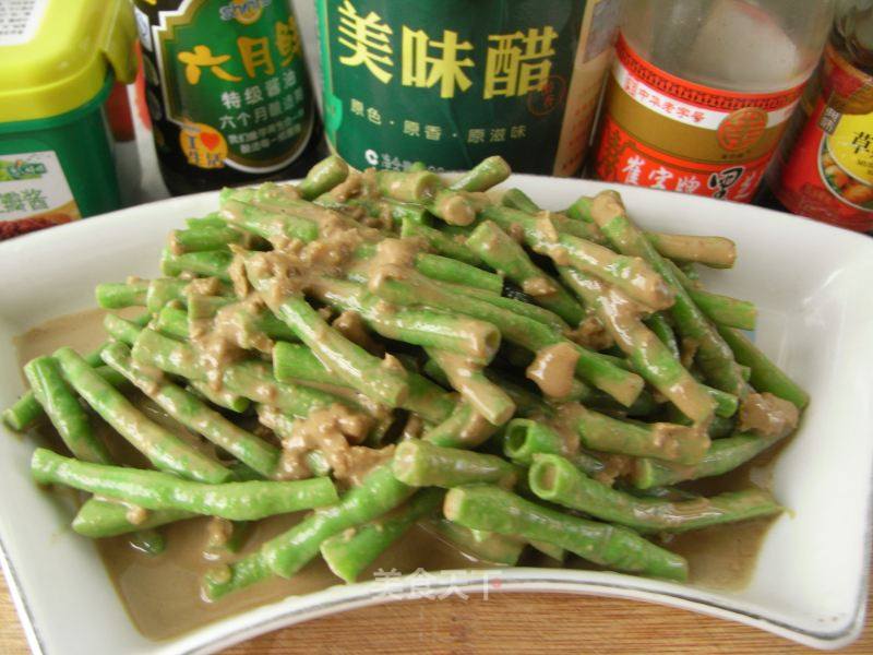 蚝油麻酱豆角的做法_蚝油麻酱豆角怎么做_菜谱_美食天下
