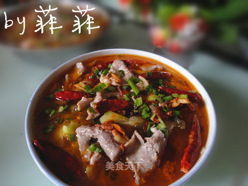 麻辣水煮肉片的做法_麻辣水煮肉片怎么做_[已注销]的菜谱_美食天下