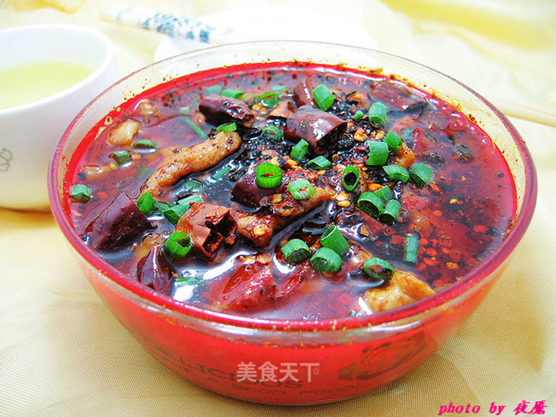 麻辣水煮肉片的做法_麻辣水煮肉片怎么做_夜魇的菜谱_美食天下