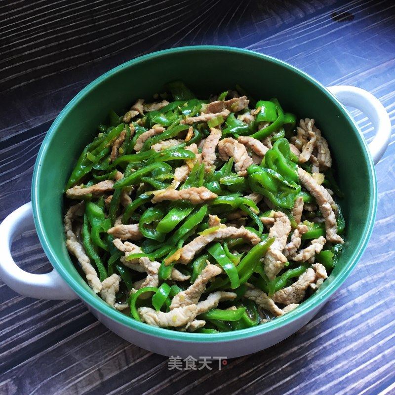 青椒炒肉丝的做法_青椒炒肉丝怎么做_米拉Miira的菜谱_美食天下