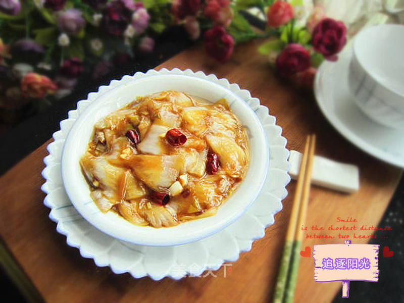 醋溜白菜帮的做法_醋溜白菜帮怎么做_追逐阳光的菜谱_美食天下