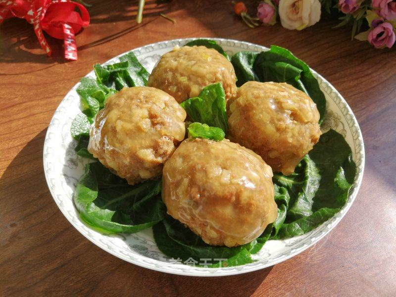 红烧狮子头的做法_红烧狮子头怎么做_清水淡竹的菜谱_美食天下